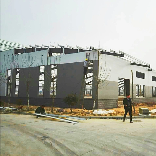 Industrial Prefabricated Prefab House Construction Steel Structure Building for Warehouse Workshop