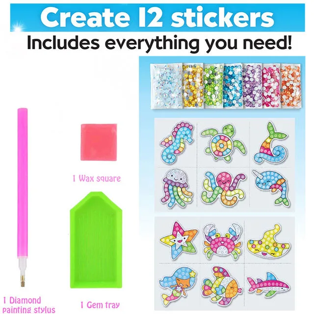 Craft 3D Crystal Foam EVA Mosaic Sticker Handmade Art Kids Toy