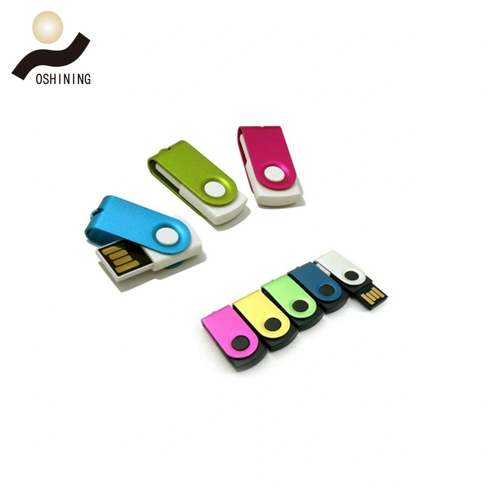 Promotional Custom Logo Stick Mini Swivel USB Flash Memory Drive