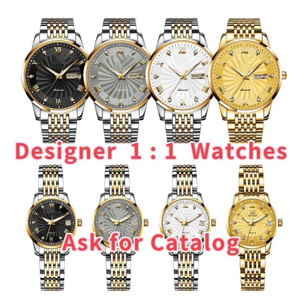 Replica Watches Luxury Brand Designer 904stainless Steel Watch Sell Luminous Imitation Watches Stainless Steel Designer Quartz Wrist Watches for Men Waterproof