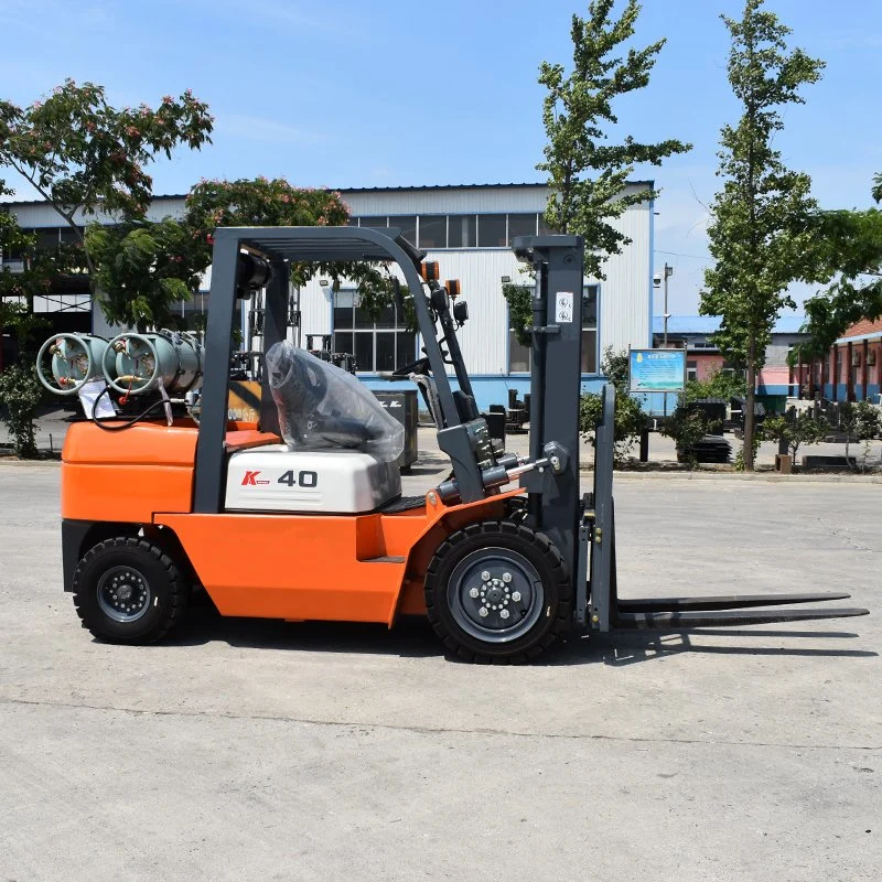 4ton LPG/gasolina Forklift con China o Japón Motor, precios competitivos