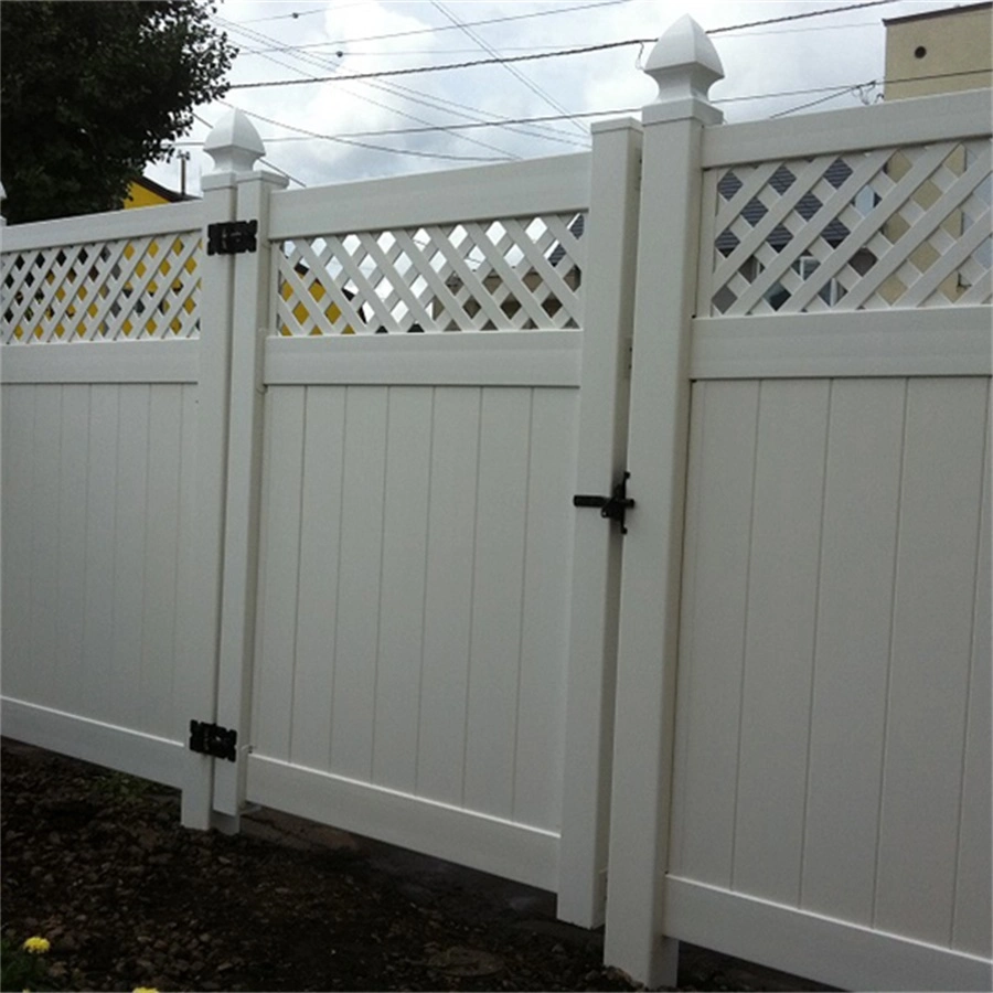 PVC Fence Profile 1.5" X 5.5" Lattice Rail