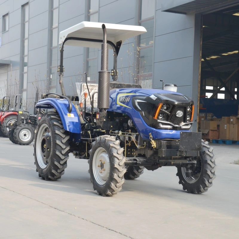 4X4 50HP Sunshade Farm Agricultural Tractors Hydraulic System