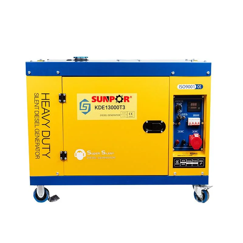 Factory Directly 3 Phase 9.5kVA Super Silent Industrial Generator for Sale