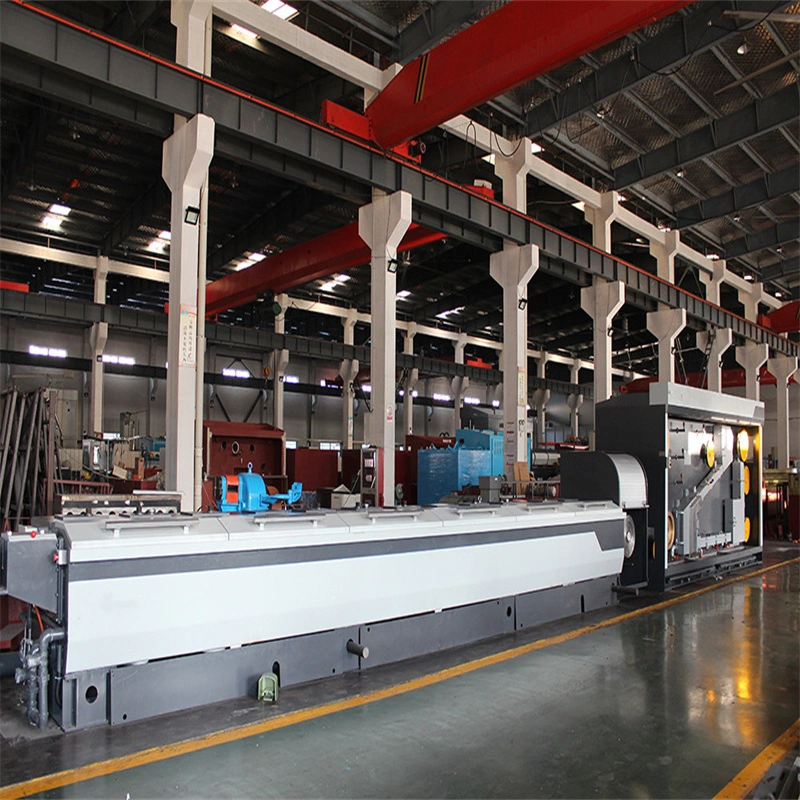 Rod Breakdown Machine with Continuous Resistance Annealer and Continuous Wire Coil Pay-off