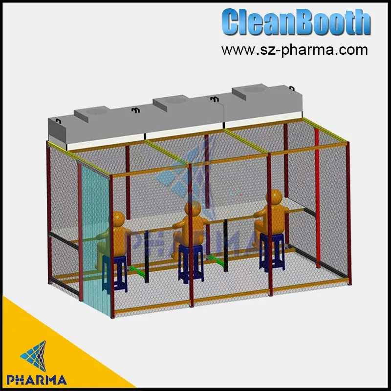 Soft Wall Static-Free Curtain Small Size Cleanroom Tabletop