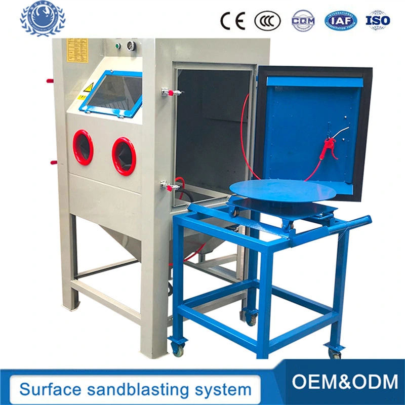 Sandblasting Machine Cabinet 220L Capacity Vertical Stand Auto Repair Tools Workshop Equipment