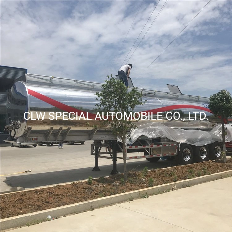 42cbm 45cbm Europe Standard Aluminum Alloy Adr Oil Tank Trailer Petrol Tank