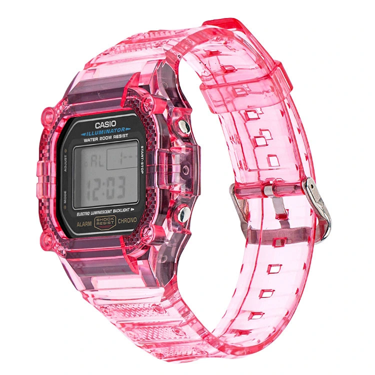 TPU Resina Case Integrado com Alça Adaptável para Casio G-Shock.