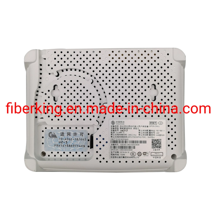 OEM HK717 Gpon/Epon 1ge 3fe 1tel WiFi 3dBi ONU Ont Router FTTH Network