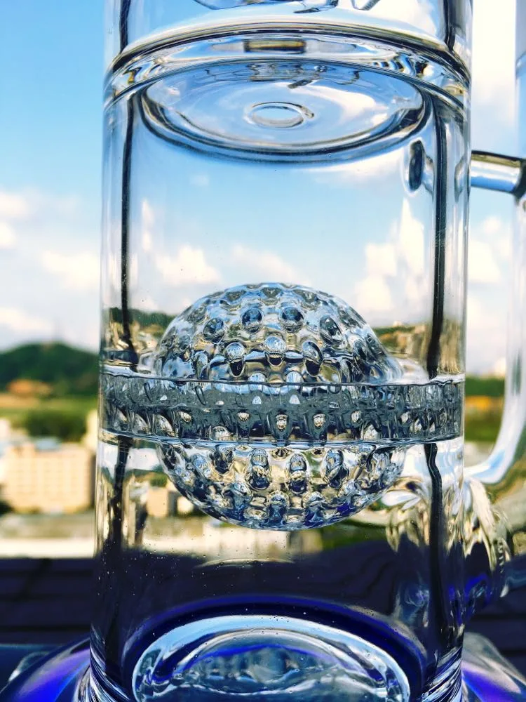 China Manufacturer New Heady DAB Rig Glass Water Pipe, Diamond Glass Wholesale/Supplier Recycler Glass Smoking Pipe