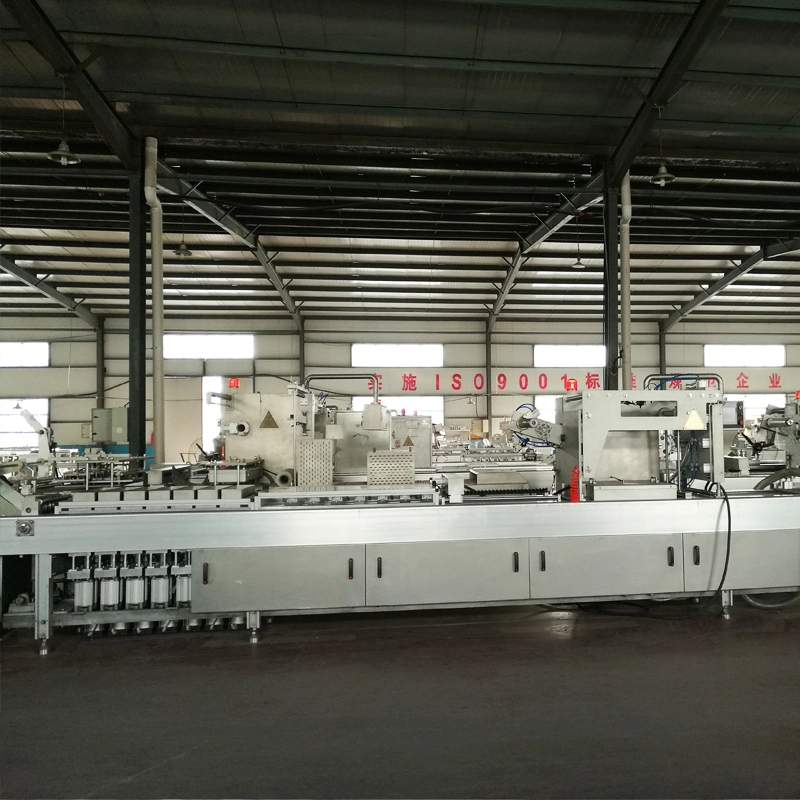 Automatic Tray/Cup Making Nitrogen Filling Thermoforming Packing Machine for Food