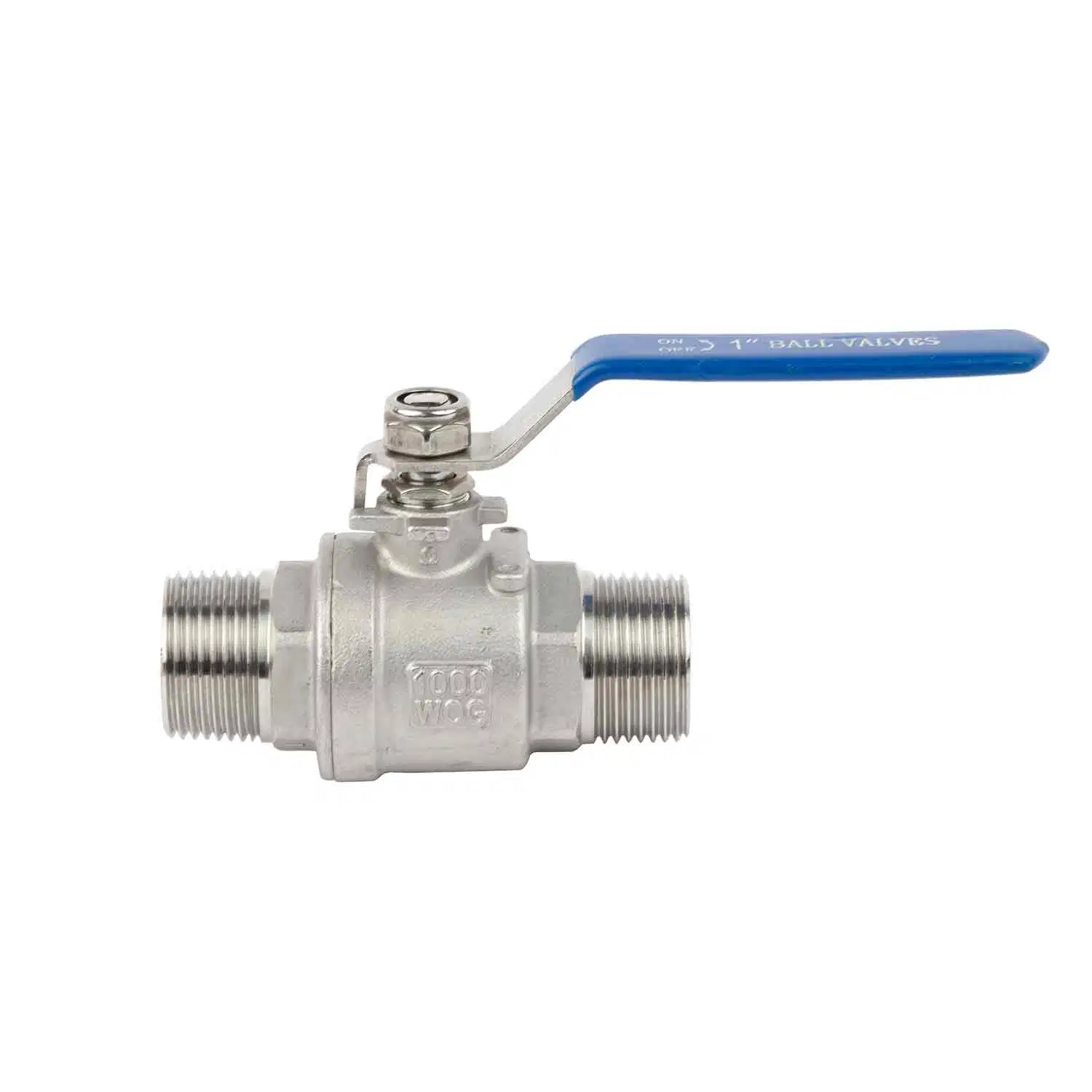 Two Piece Q11f-16p Stainless Steel Threaded Ball Valve