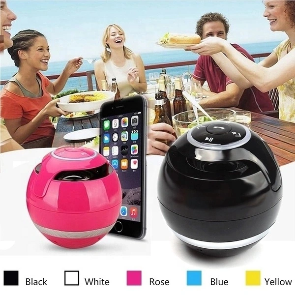 Ball LED Mini Super Bass Portable Wireless Bluetooth Speaker