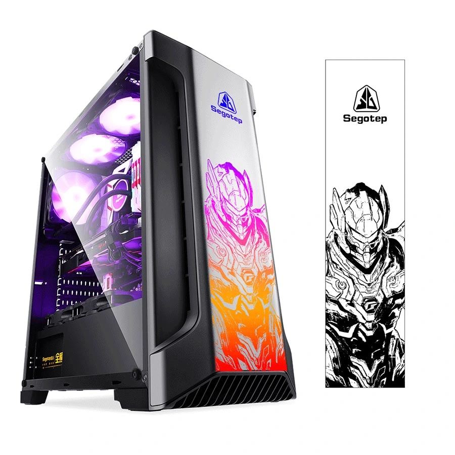 Segotep Zack ATX RGB Tempered Glass Tower Computer Cases