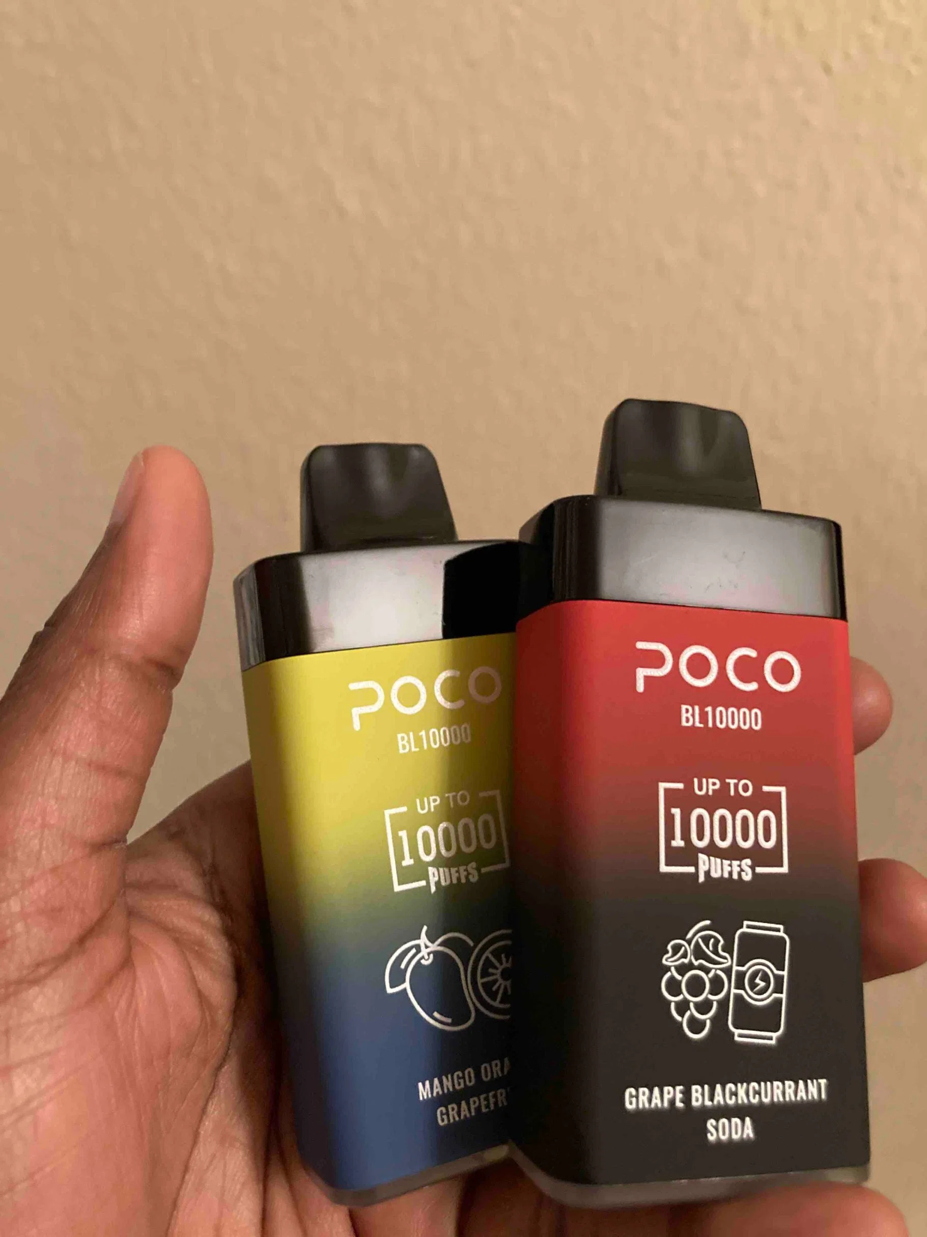 Huge Battery Poco 10000 Puffs Disposable/Chargeable vape Bar Eliquid Prefilled Mesh Oil Empty Wholesale/Supplier I Vape Pen E Hookah Charger