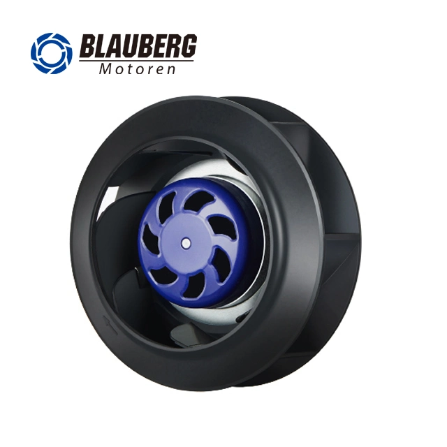 Sem escovas Blauberg 133mm de diâmetro super silencioso ventilador centrífugo de plástico para tratamento de ar Ahu Unitswith MARCAÇÃO