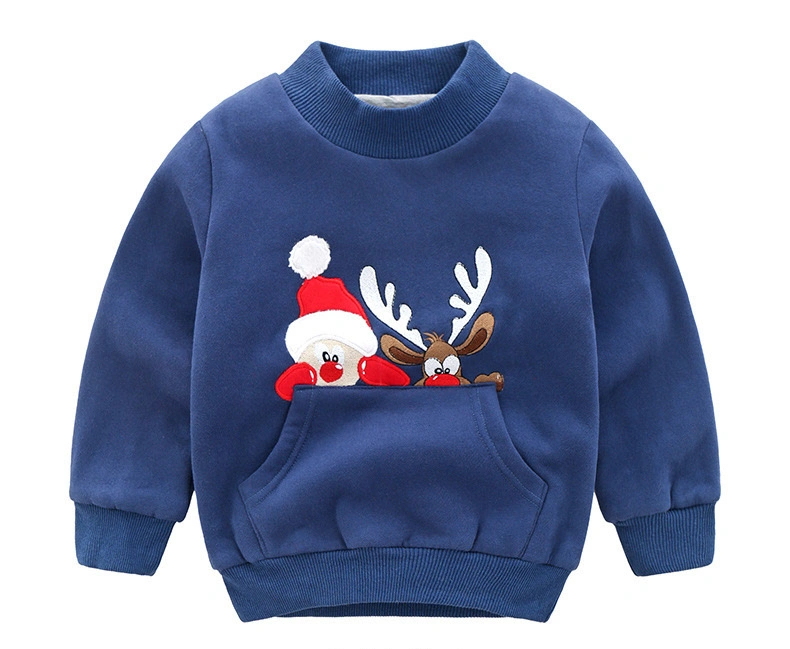 Manufacturer Factory Kids Cotton Pullover Knitted Custom Sweater Children Apparel