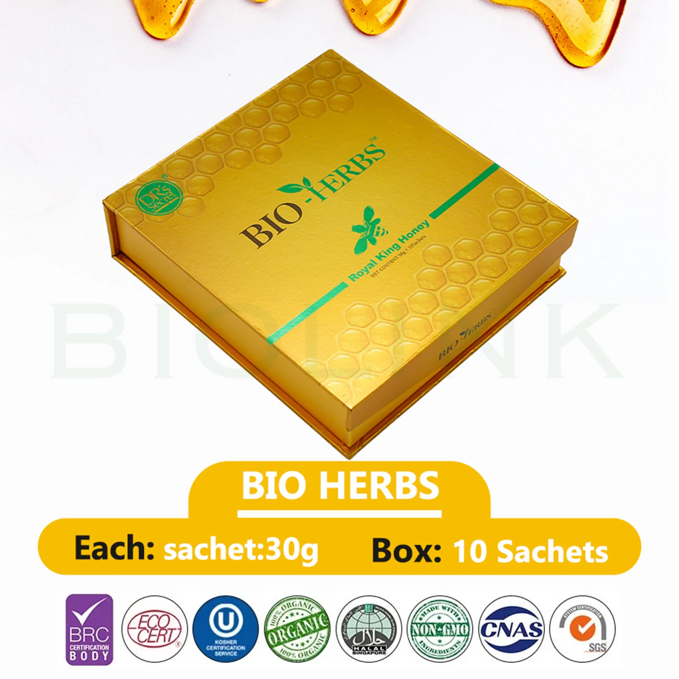 High Quality Royal Honey VIP Additional Herbal Supplement Included 12 Sachets-20gram