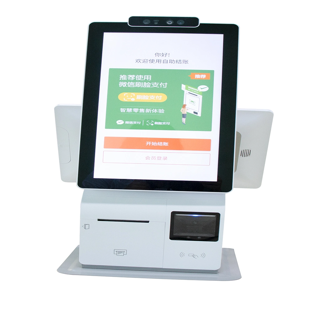 14 Zoll Desktop POS Terminal Elektronische Kasse mit Android7,1 WiFi für Restaurant Verkauf