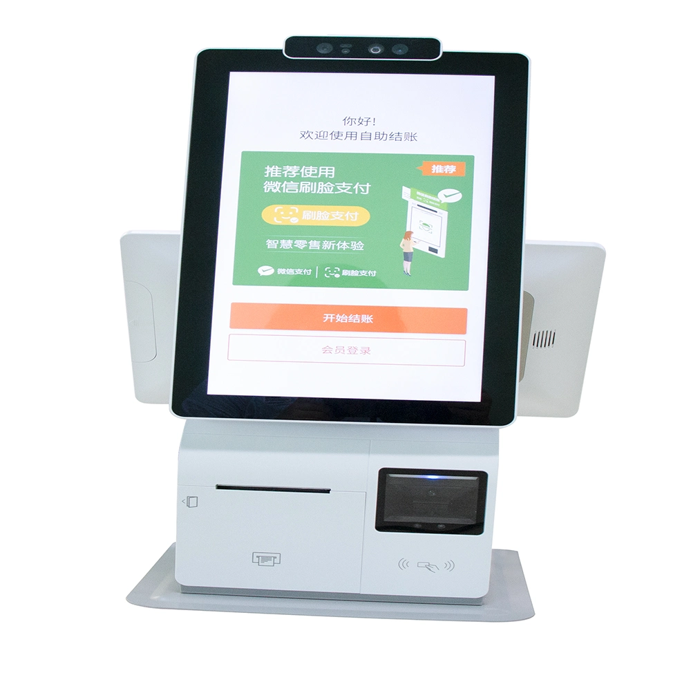 14 بوصة كمبيوتر سطح المكتب POS Terminal Electronic Cash Register with Android7.1 خدمة WiFi لتخفيضات المطعم