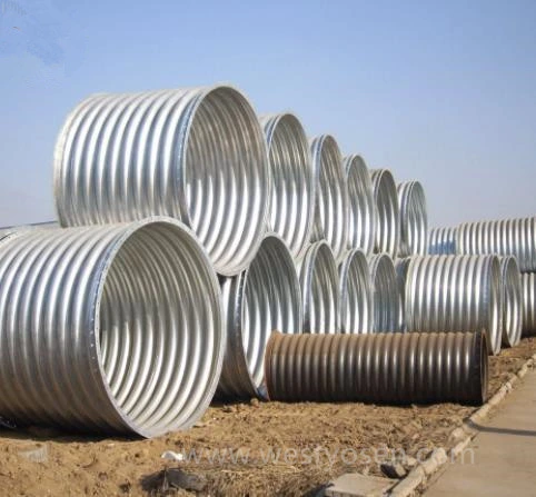 Corrugated Culvert Horseshoe Shaped Corrugated Steel Culvert Pipe