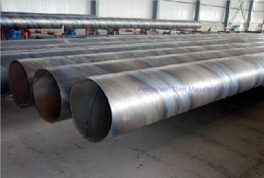 High Strength Spirally Submerged Arc Welding Pipe SSAW Steel Pipe Used for Gas and Oil