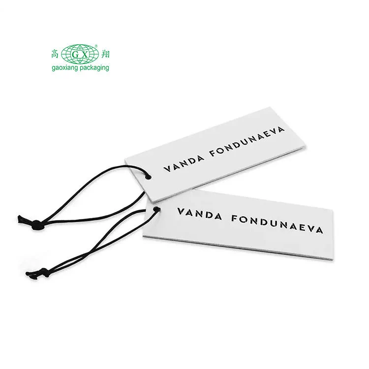 Garment Accessories Apparel Label Hang Tag Custom Hangtag with Printing Logo