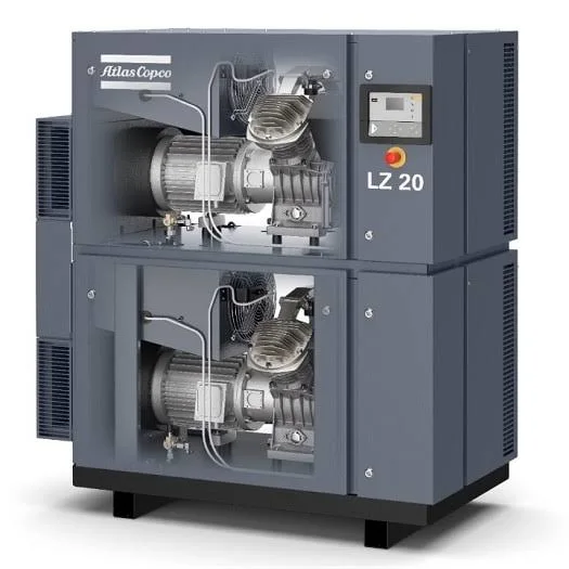 Automatically 10 Bar 32.8 Cfm 50Hz and 60Hz Oil Free Reciprocating Compressor for Atlas Copco Air Compressor