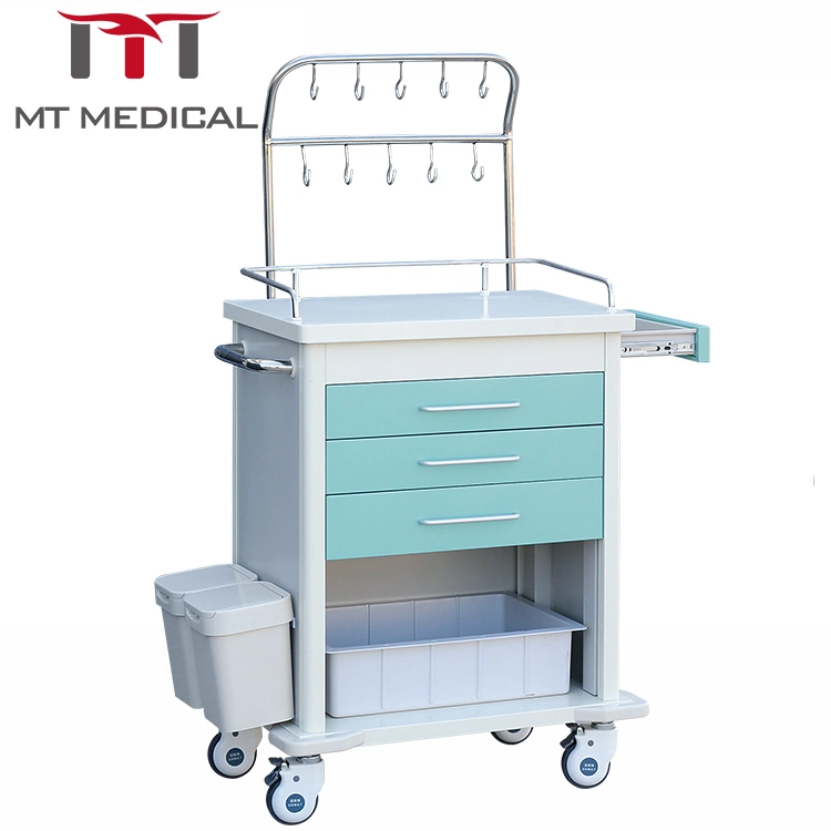 Mt Medizinische Krankenhaus-Trolley Medizinische Verwendung ABS Material Infusionswagen