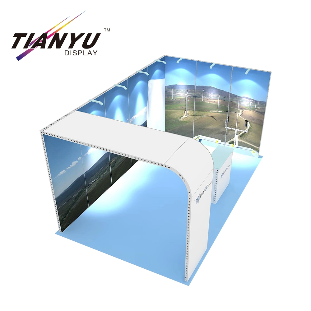 Feria exposición Aluminio 20x20FT Stand de diseño de Tianyu mostrar