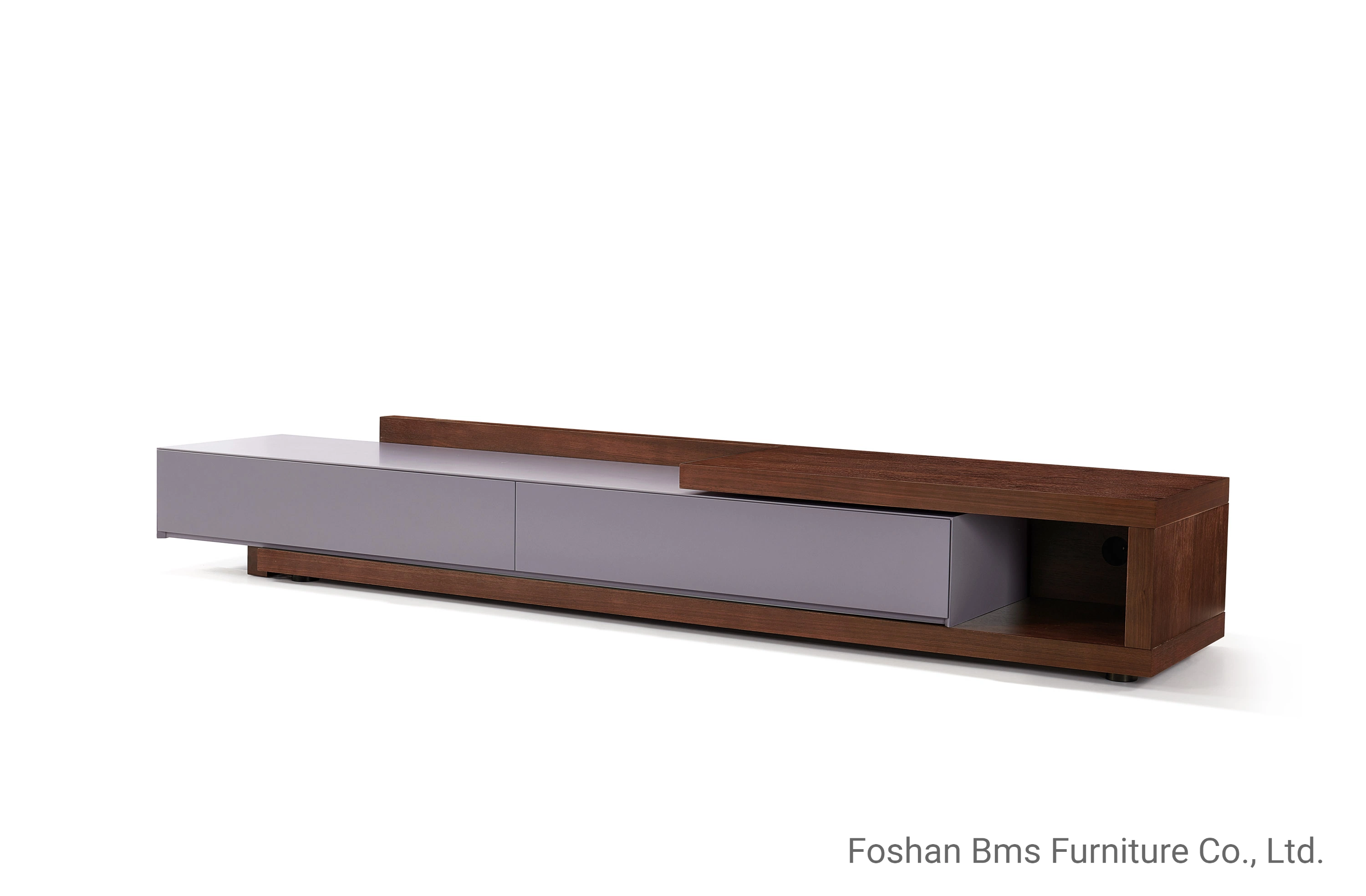 China Wohnmöbel modernes Design Wohnzimmer ausziehbarer TV aus Holz Ständer