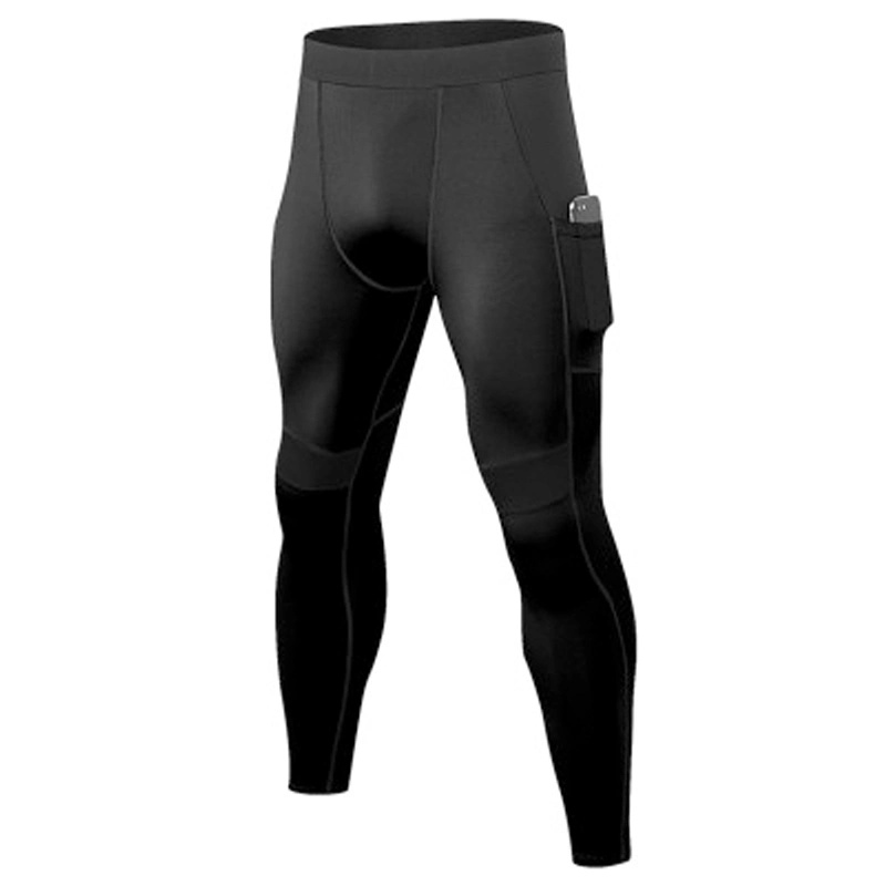 La compresión de los hombres corriendo High-Stretch Pantalones Leggings Fitness Deporte pantalones apretados