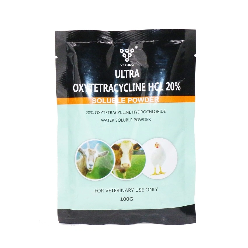 Top Quality Veterinary Drugs Oxytetracycline HCl Water Soluble Powder 20%