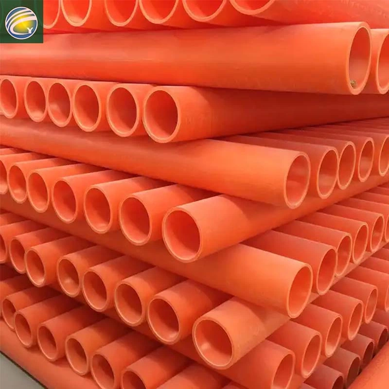 Custom Orange Flexible Mpp Electrical Pipe Mpp Power Cable Tube