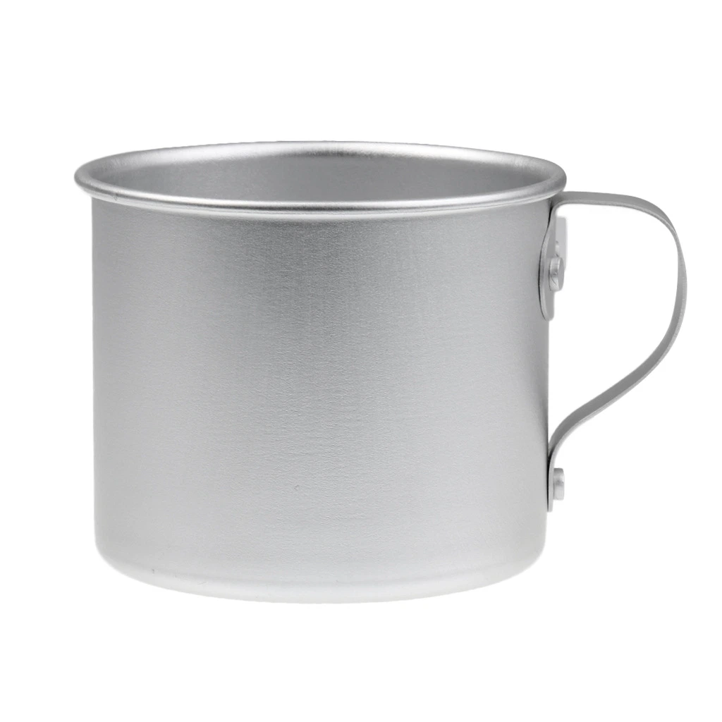 Wholesale/Supplier 8cm Aluminum Small Water Cup Outdoor Portable Camping Water Cup Tourism Products Cup