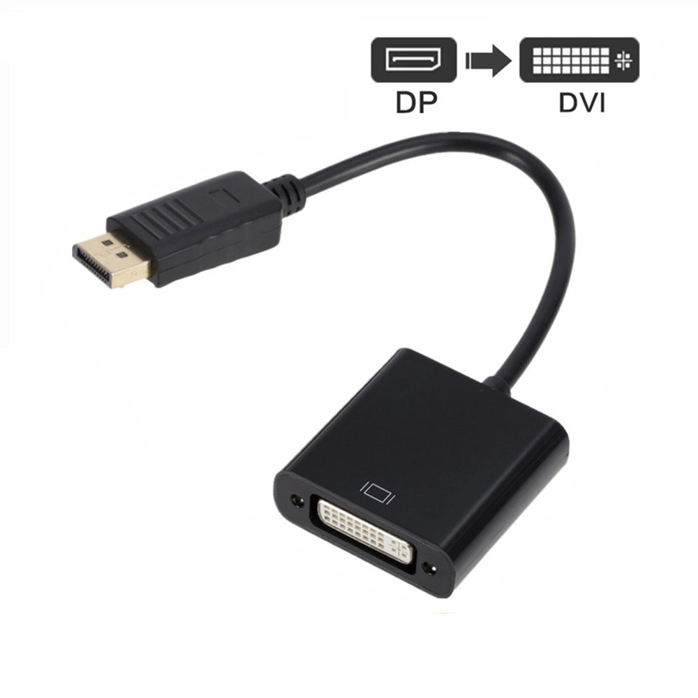 Display Port to DVI Converter Compatible for HP DELL Lenovo