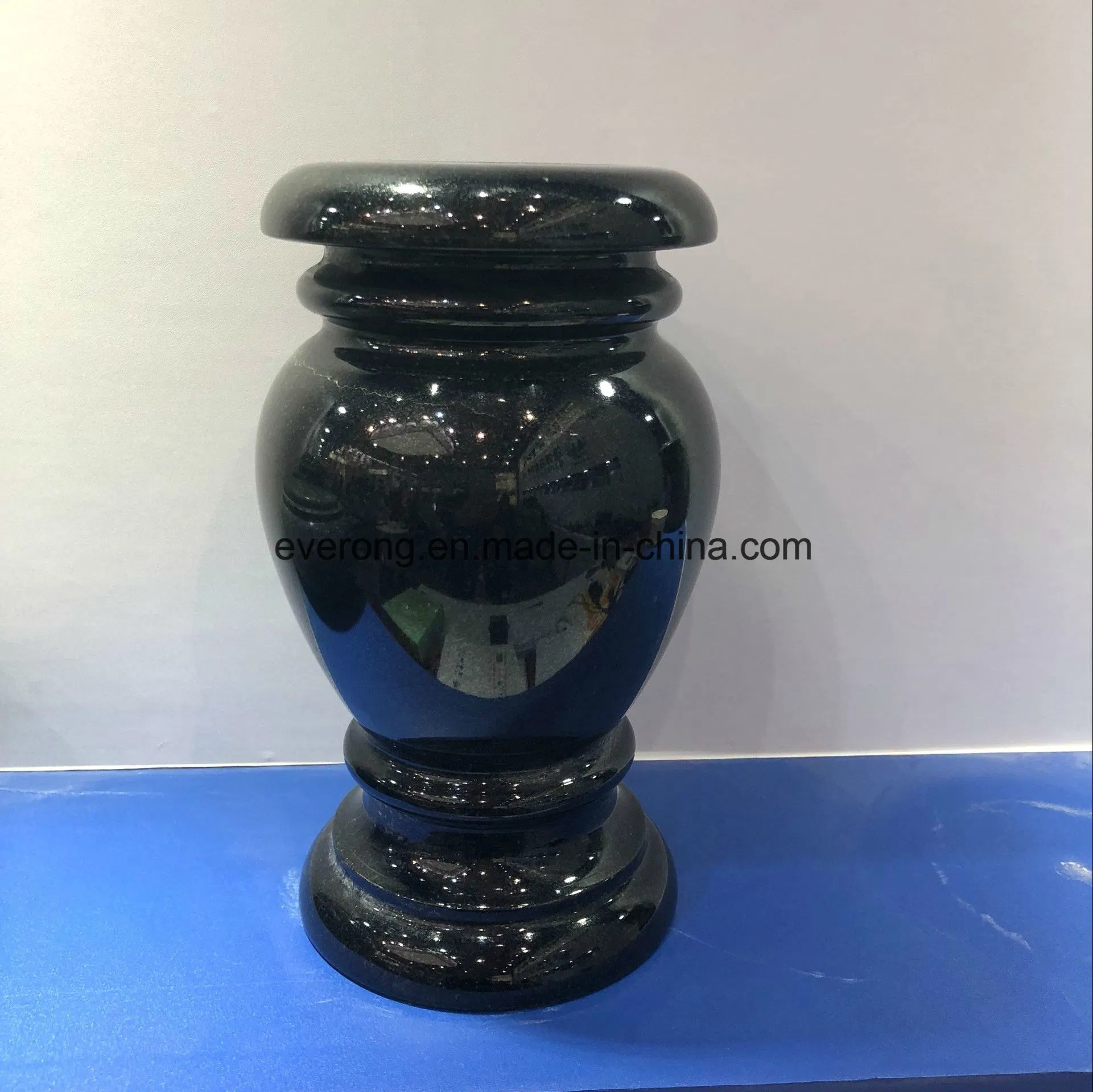 Black/Red/Grey/Granite Flower Vase for Gravestone/Headstones/Tombstone