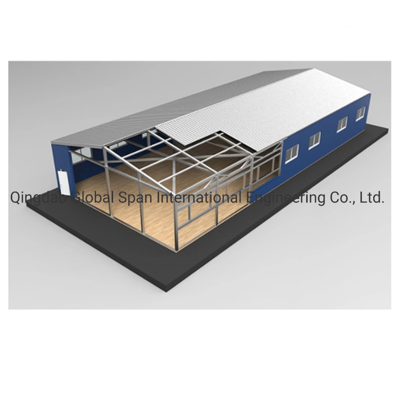 Prefab Prefabricated H Section Frame Building Steel Structure for Workshop