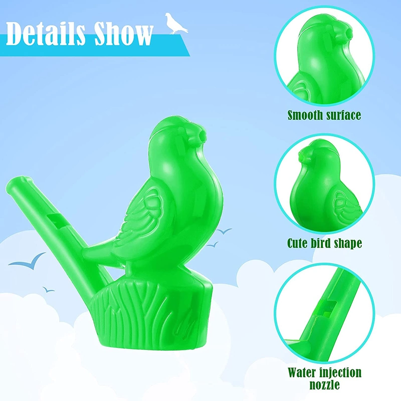 Promotional Toys Party Whistles Novelty Water Warblers and Bath Play Fun Musical Instrument Call Toy Bird Whistle