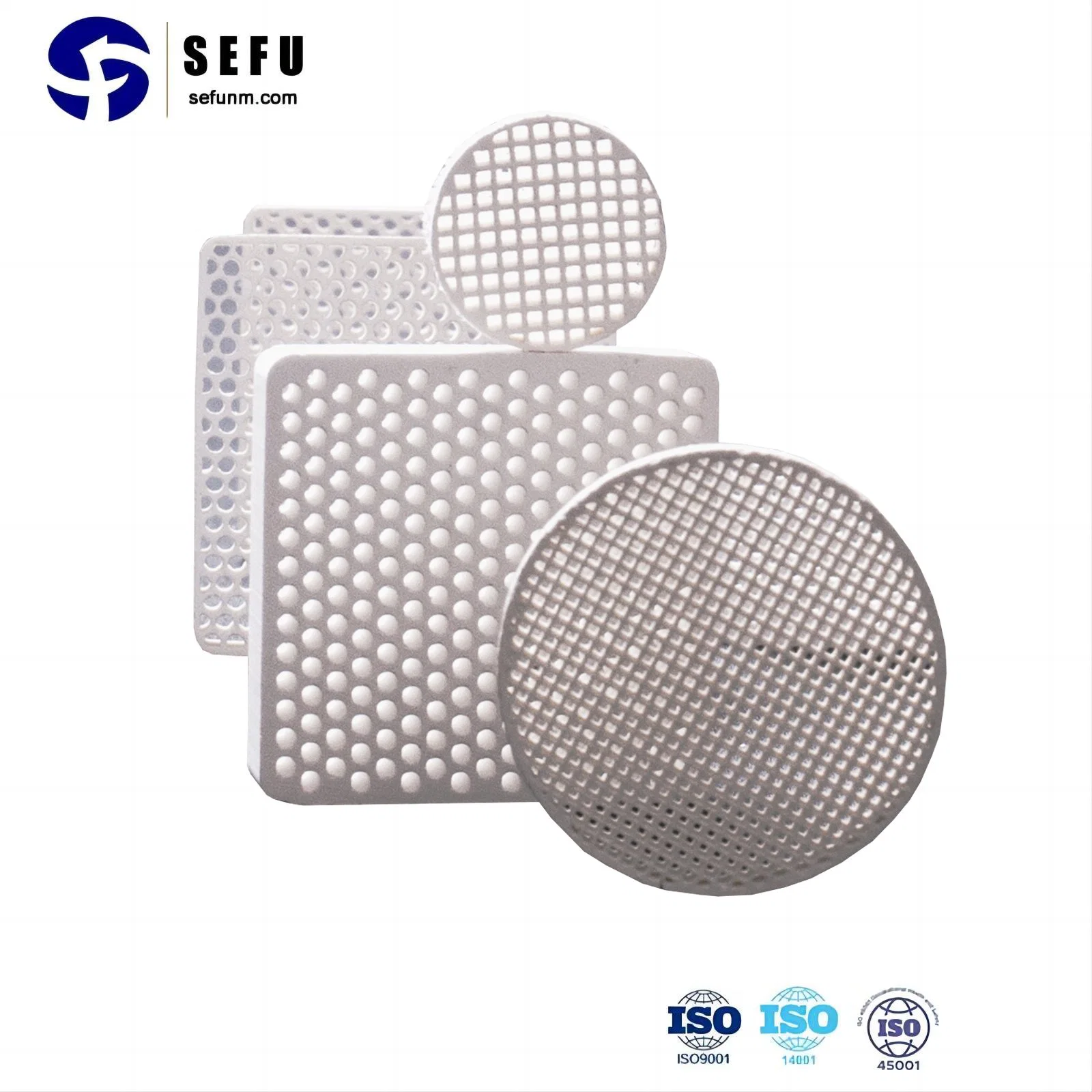 Honeycomb Filter Anti Bacteria Cordierite Ceramic TiO2 Photocatalyst Filter for Air Purifier