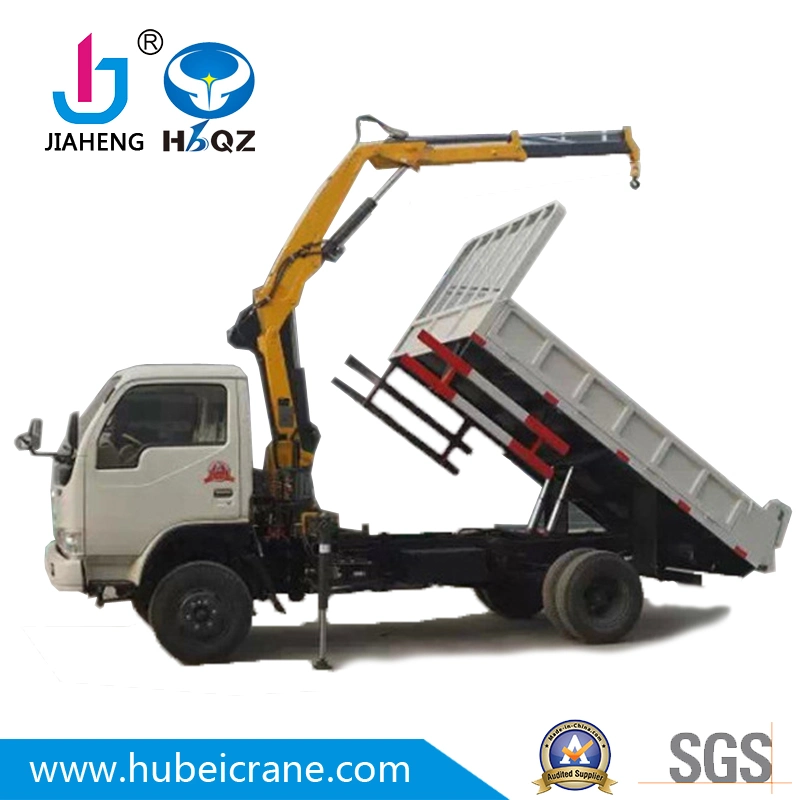 Fournisseur HBQZ Chine 3 tonnes mini grue de levage montés sur camion