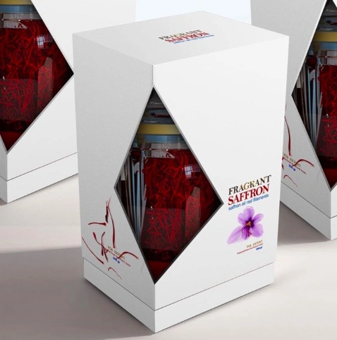 New Trend Custom Magnetic Paper Packing Cosmetic Saffron Gift Box