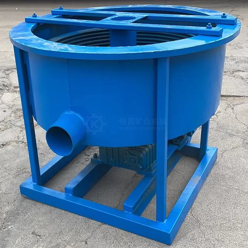 Small Alluvial Gold Mining Machine 1-3 Tph Gravity Separation Blue Bowl Concentrator Gold Spiral Panning Equipment