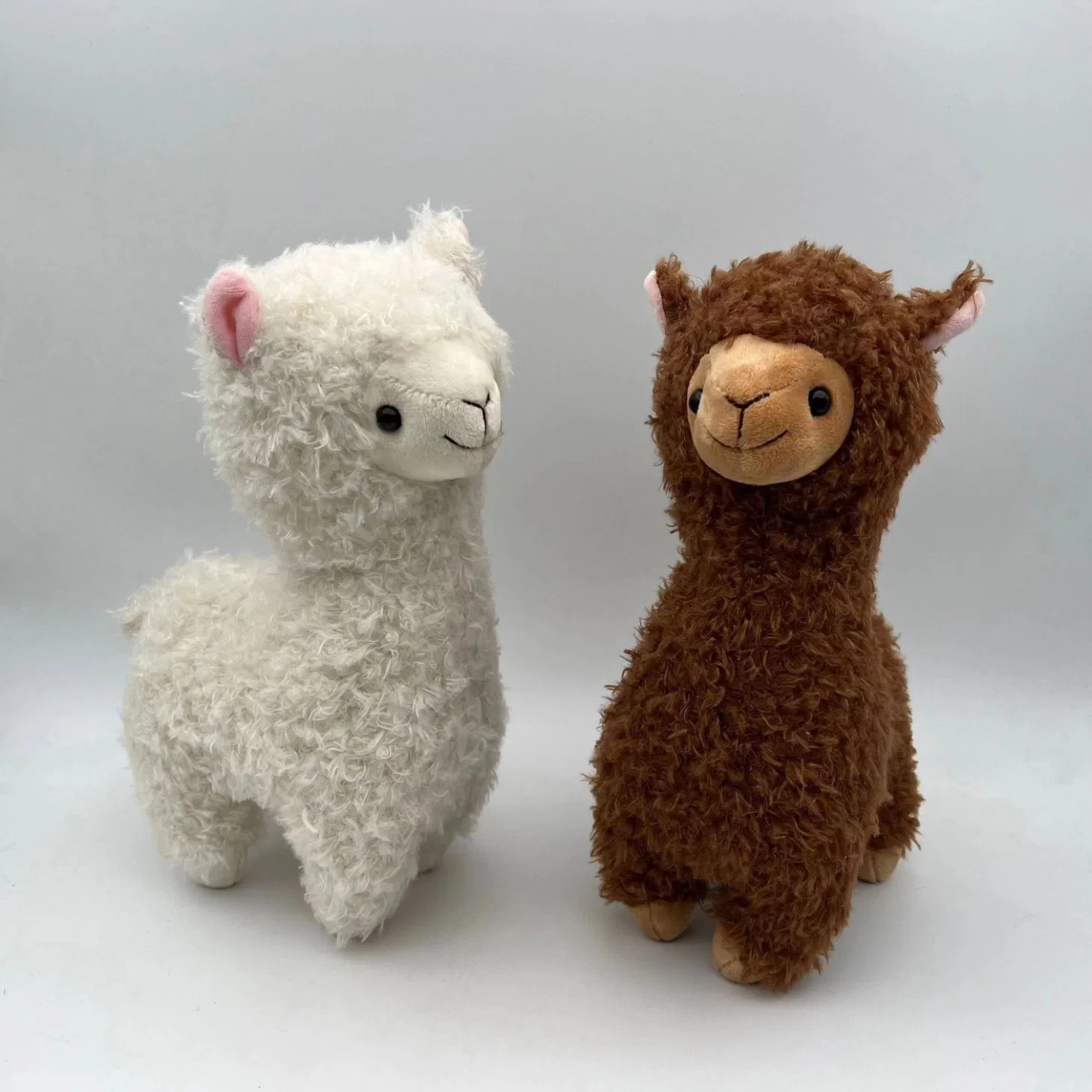 Stuffed Squinting Alpaca Grass Mud Horse Goat Llama Doll Plush Sheep Goat Llama Toy for Children's Birthday Gift