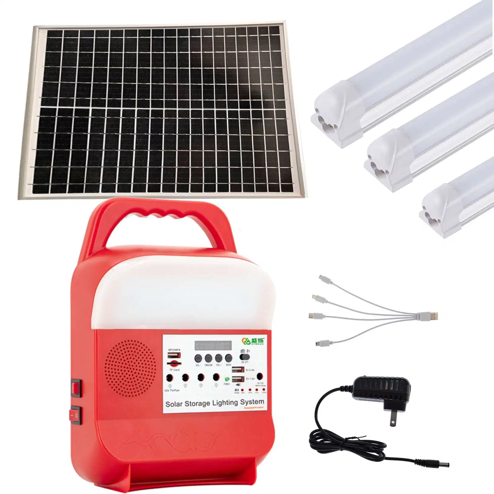 LED recargable luces solares USB carga Solar lámpara Paneles Solares Bombilla de carga