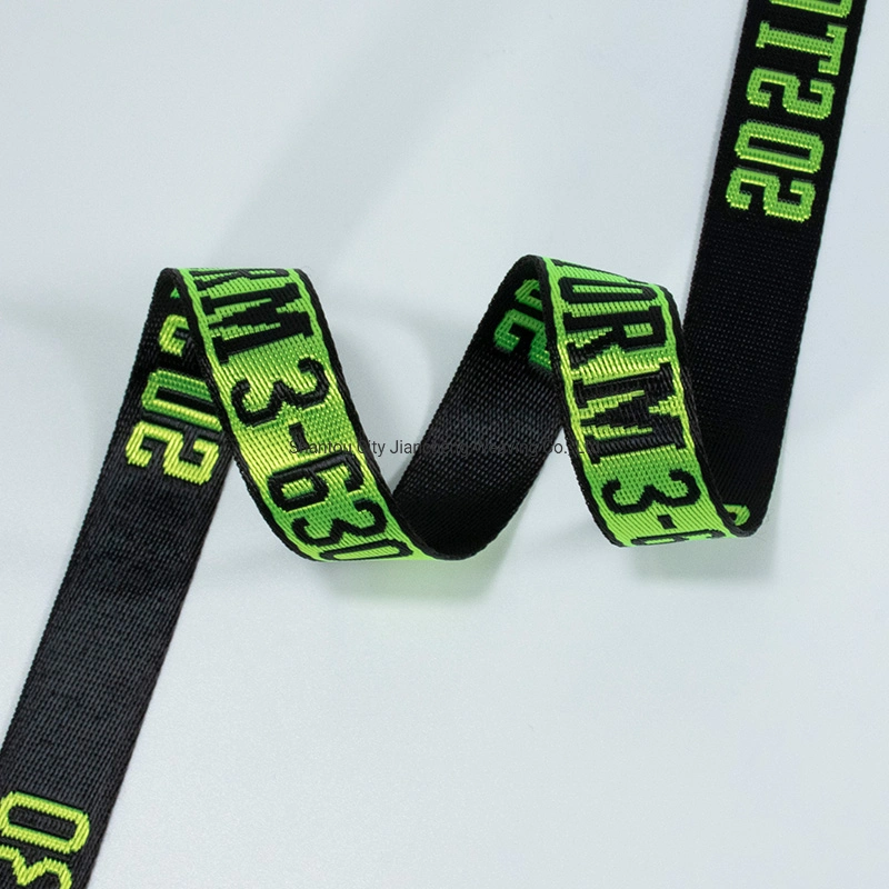 Manufacturer Custom Jacquard Woven Polyester Nylon Webbing Strap for Lanyard Sublimation Webbing