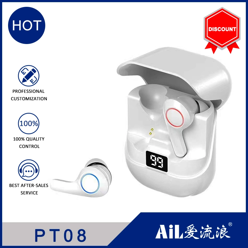 Hand Free Mini Bt Headphones Earbuds Touch Earphone