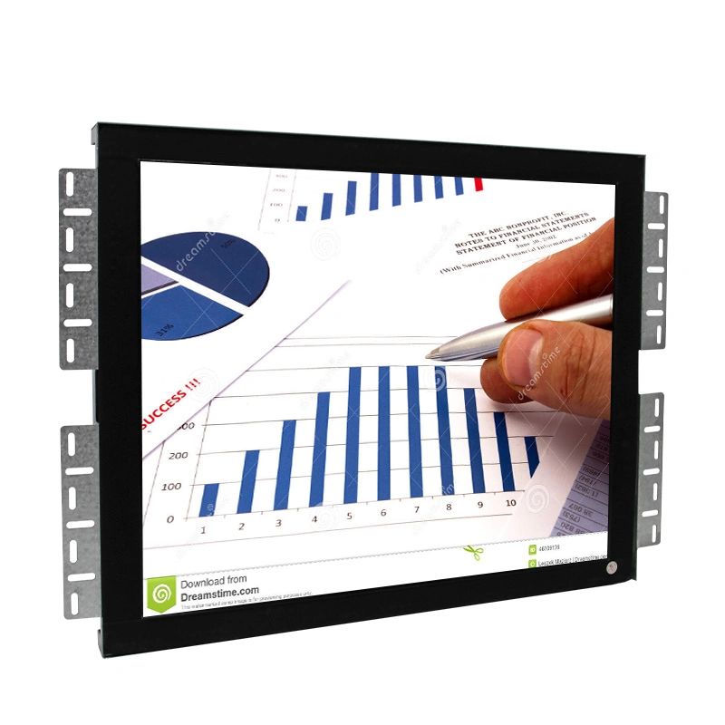 12" Pog LCD 16: 9 Metal Case Infrared Touch Screen Monitor