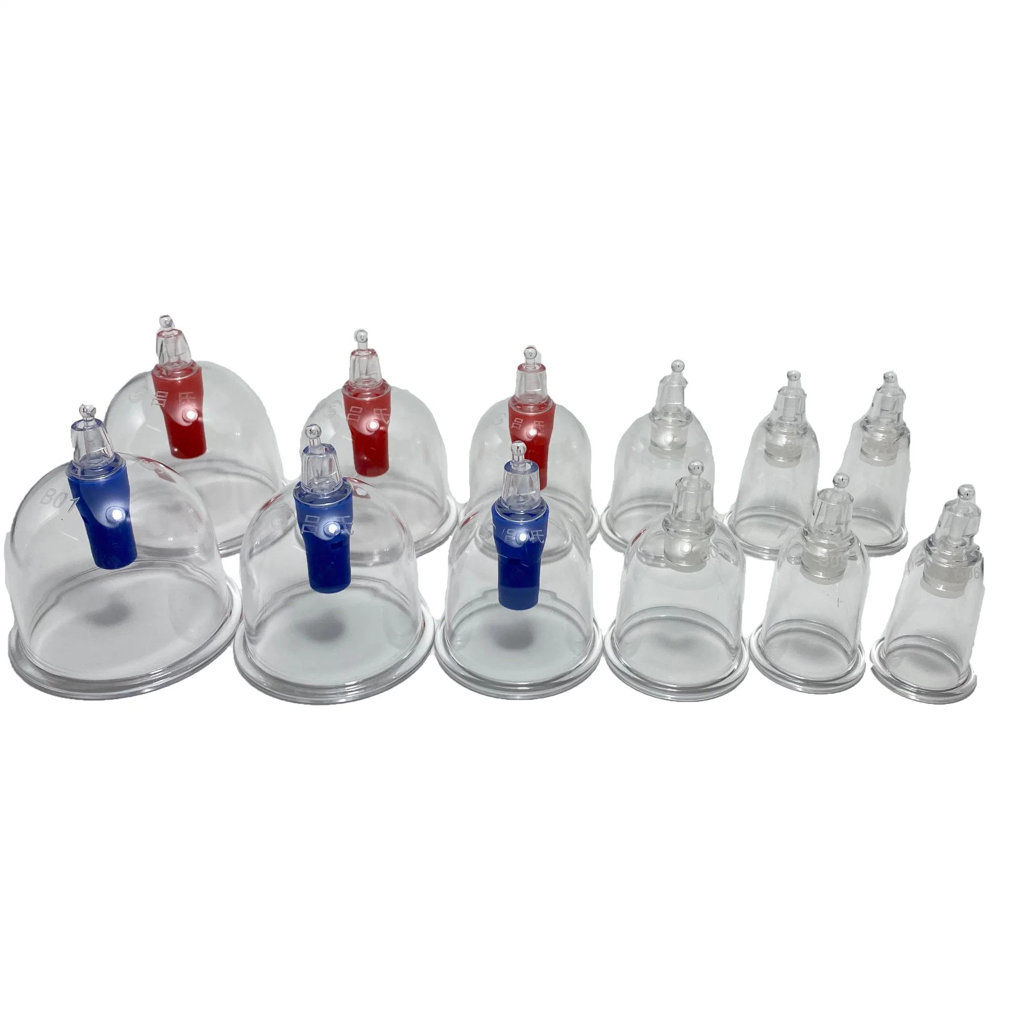 New Plastic Cupping Tools Set with Pumping Handle Extension Tube